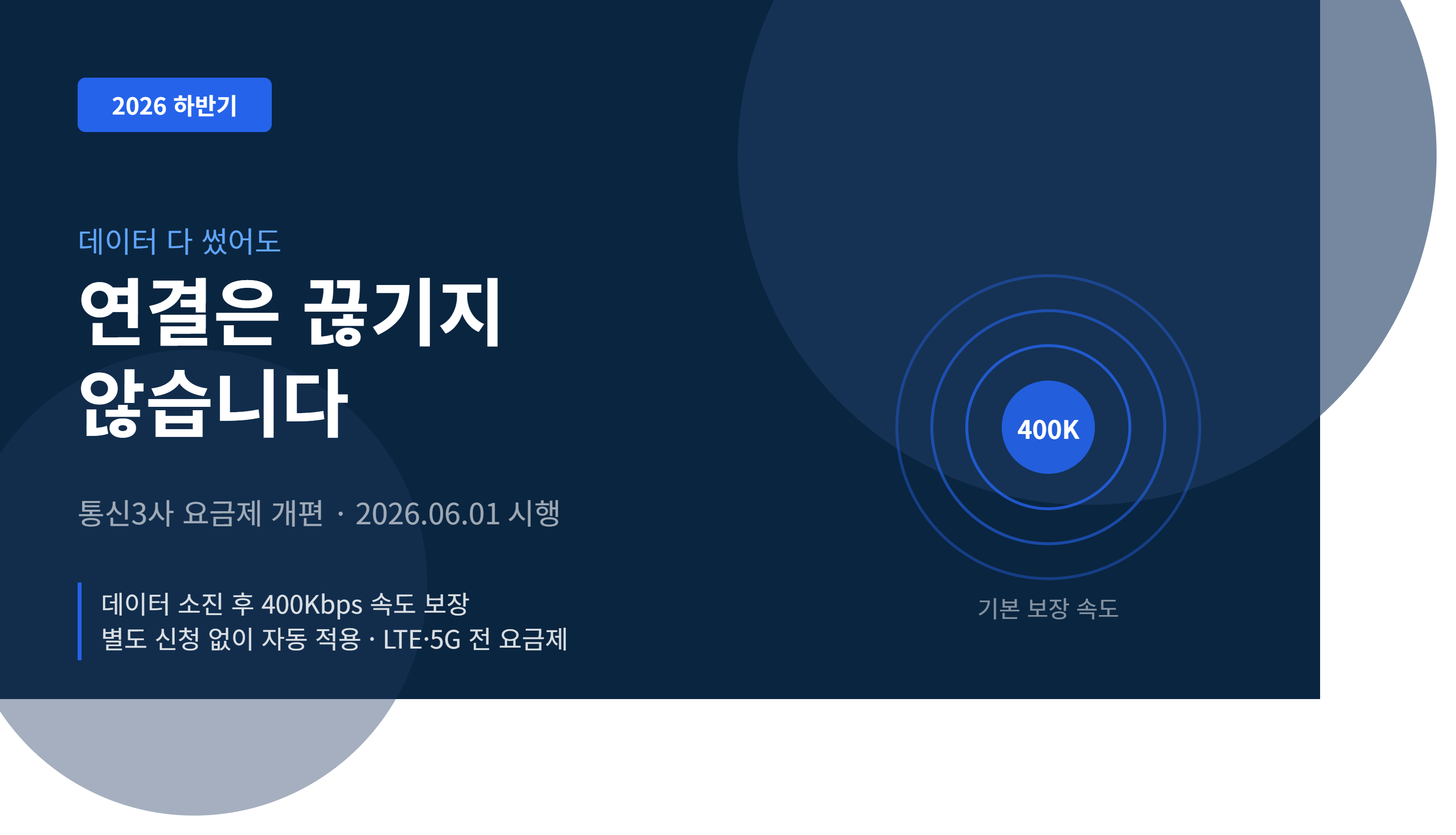 월말마다 데이터 걱정하셨죠? 이제 안 하셔도 됩니다